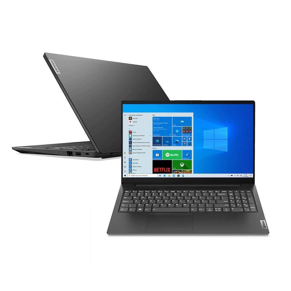 Notebook - Lenovo 82me000mbr I7-1165g7 2.80ghz 8gb 256gb Ssd Intel Iris Xe Graphics Windows 11 Pro V15 15,6