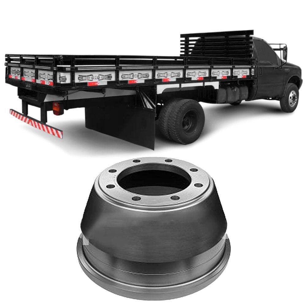 Tambor Freio Ford F-4000 02 a 18 Tras Sem Cubo Hipper Freios