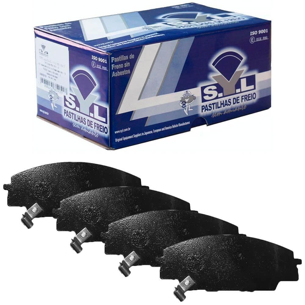 Kit Pastilha Freio Dianteira Honda Civic 2007 a 2011 SYL