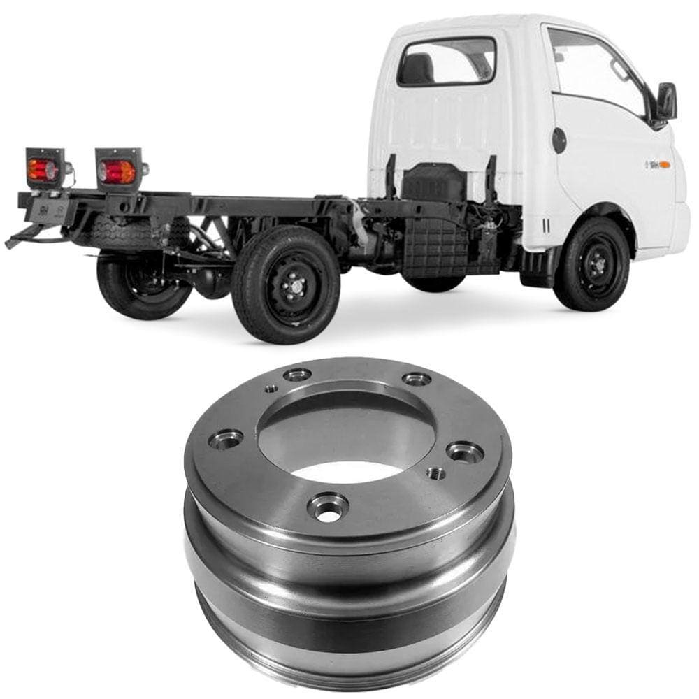 Tambor Freio Hyundai HR 04 a 22 Tras Sem Cubo Hipper Freios