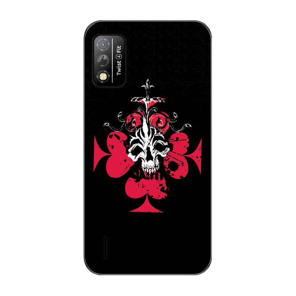 Capa Adesivo Skin008 Verso Para Positivo Twist 4 Fit