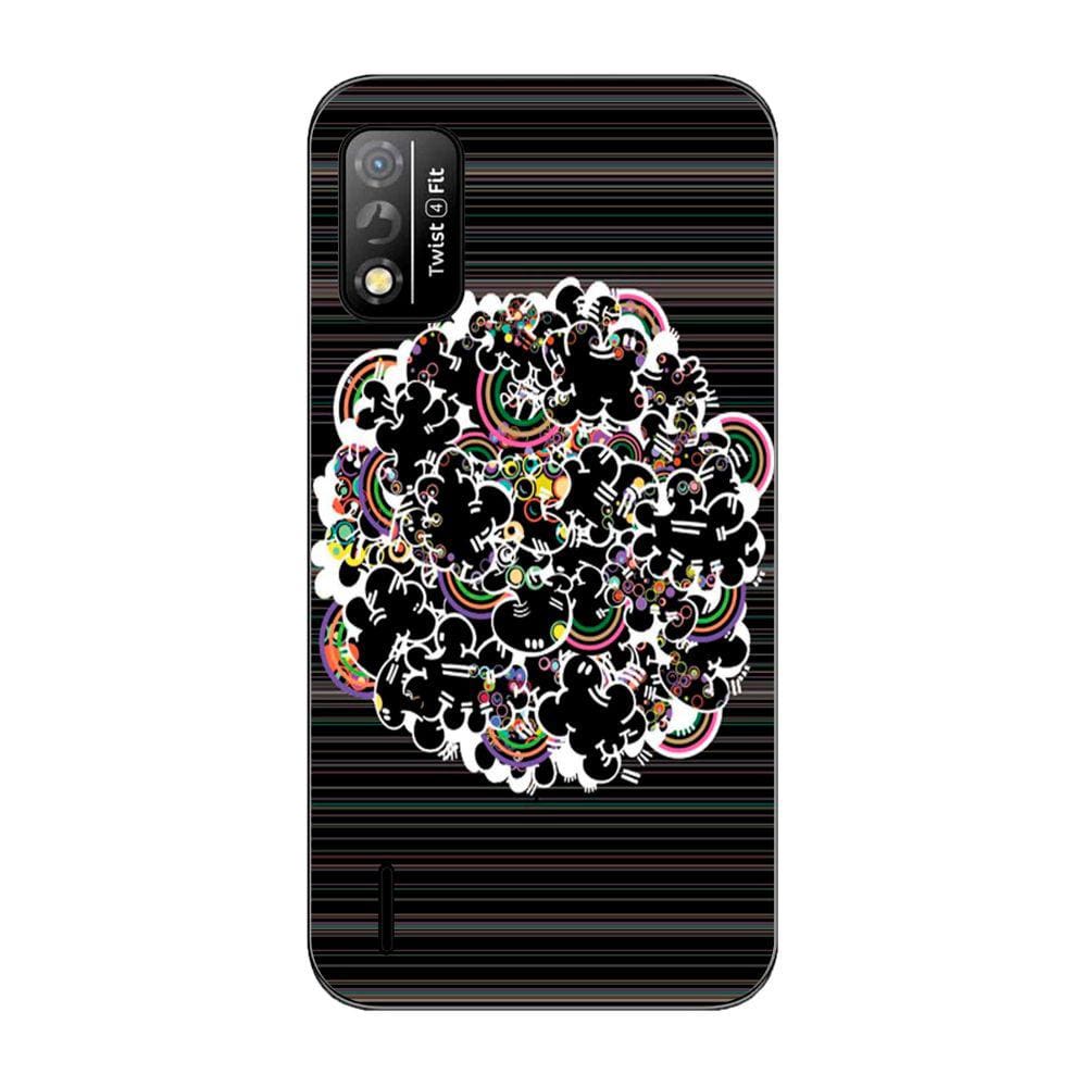 Capa Adesivo Skin110 Verso Para Positivo Twist 4 Fit