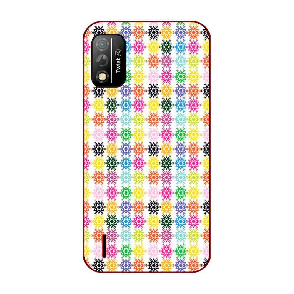 Capa Adesivo Skin191 Verso Para Positivo Twist 4G