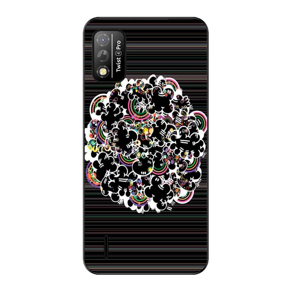 Capa Adesivo Skin110 Verso Para Positivo Twist 4 Pro