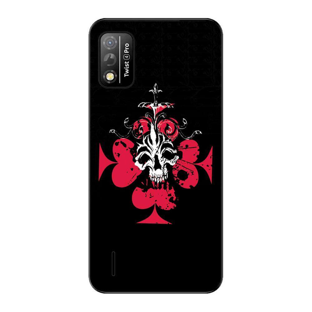 Capa Adesivo Skin008 Verso Para Positivo Twist 4 Pro