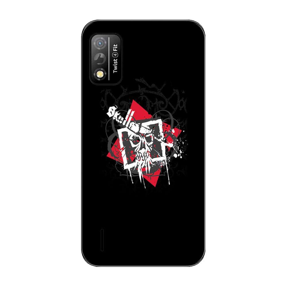 Capa Adesivo Skin015 Verso Para Positivo Twist 4 Fit