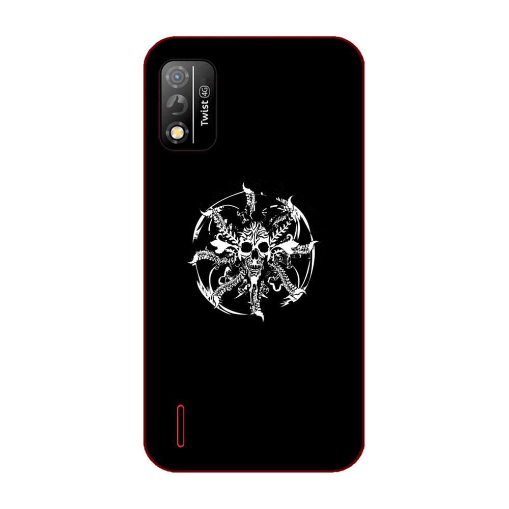Capa Adesivo Skin016 Verso Para Positivo Twist 4G