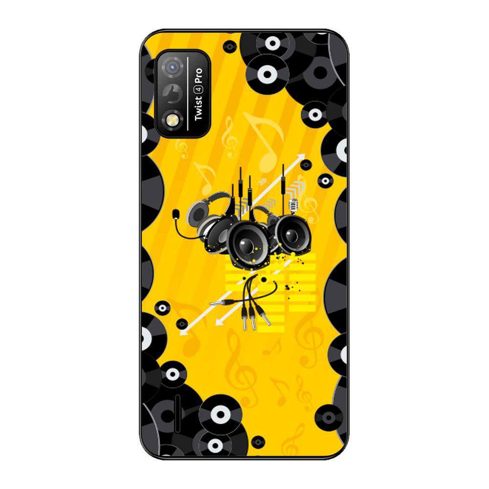 Capa Adesivo Skin354 Verso Para Positivo Twist 4 Pro