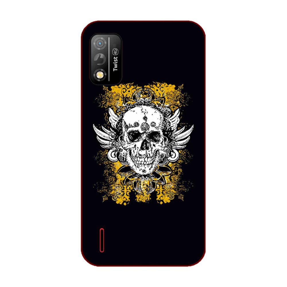 Capa Adesivo Skin374 Verso Para Positivo Twist 4G