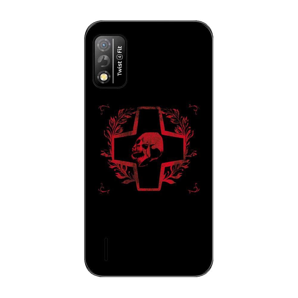 Capa Adesivo Skin023 Verso Para Positivo Twist 4 Fit