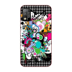 Capa Adesivo Skin022 Verso Para Positivo Twist 4G