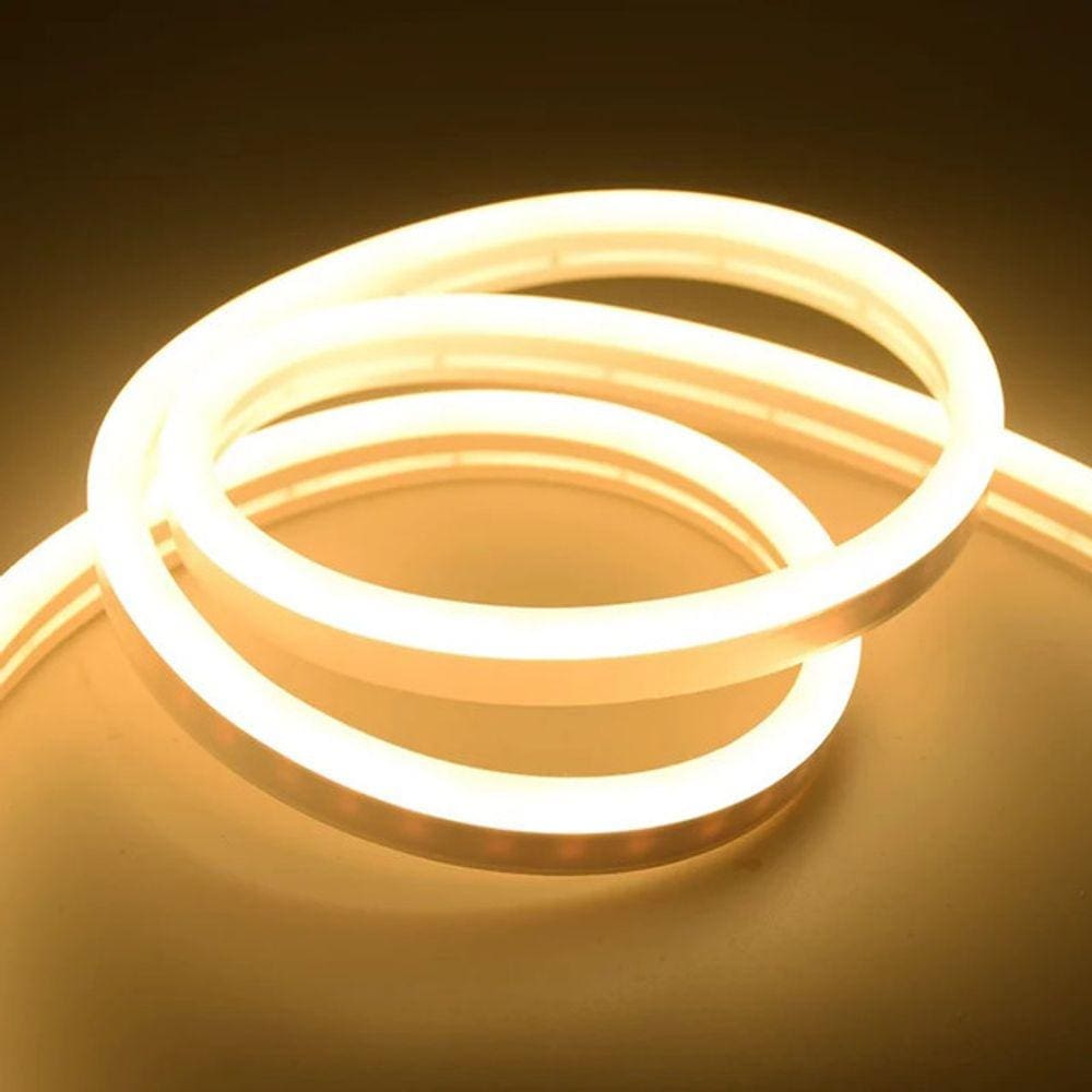 Mangueira De Led Flexivel Neon 220v Com 100mt Bq + Conector