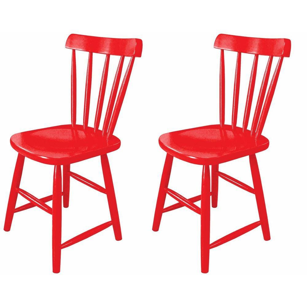 Kit 2 Cadeiras Espanha Deiss Vermelho