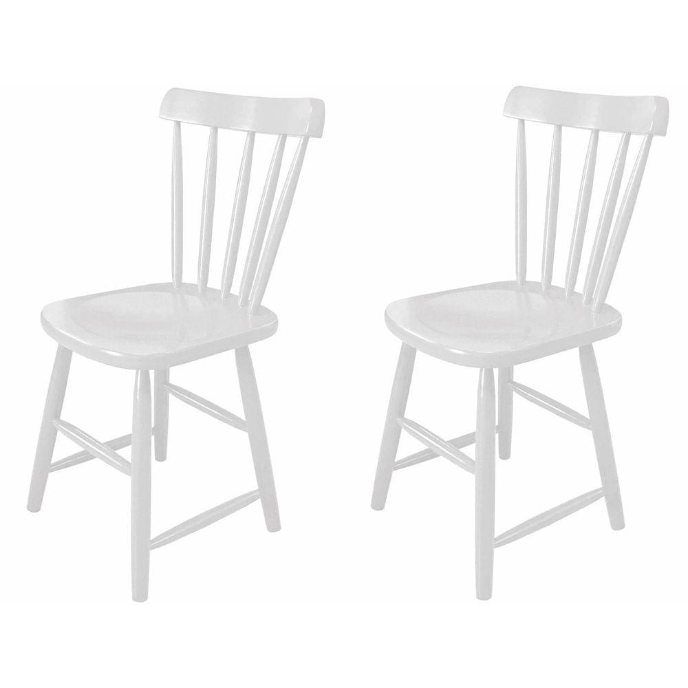 Kit 2 Cadeiras Espanha Deiss Branco