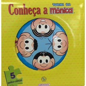 Quebra - Cabeça: Conheça A Turma Da Monica - Amarelo