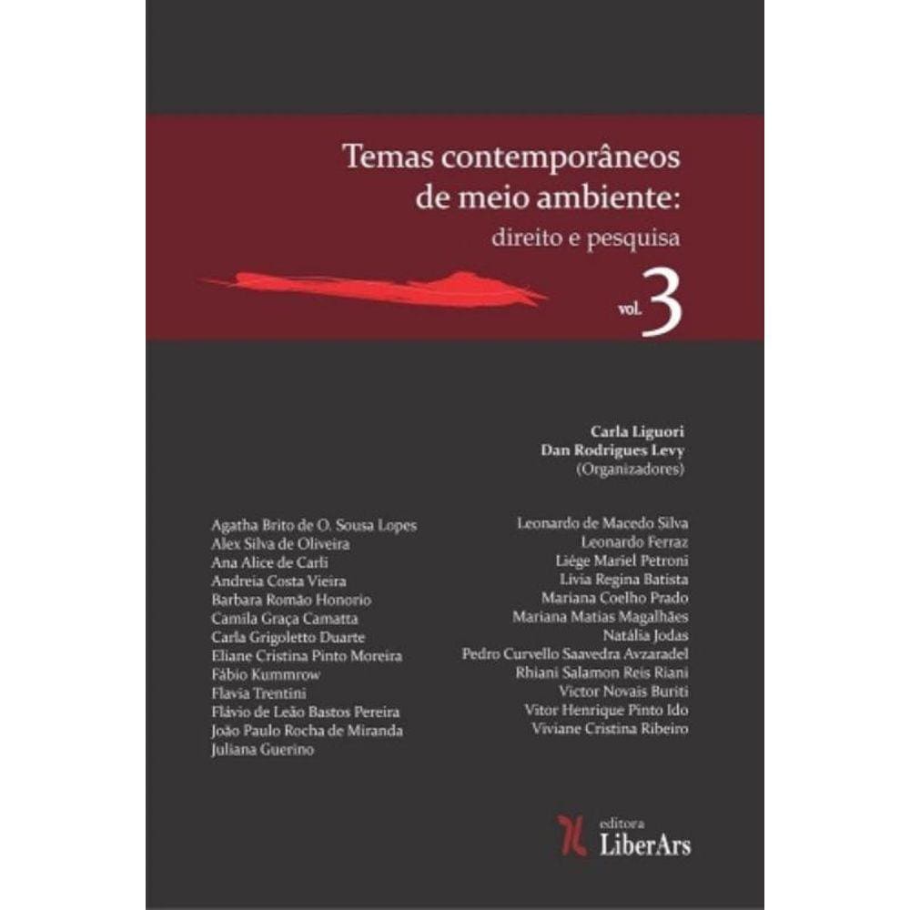 Temas Contemporaneos De Meio Ambiente V Iii