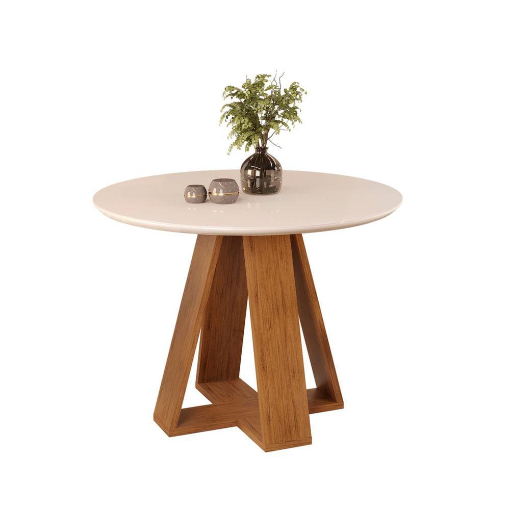 Mesa Jantar 1,04 Dj Celeste Tpo Chanf Redondo Freijo / Off White (28962.222)