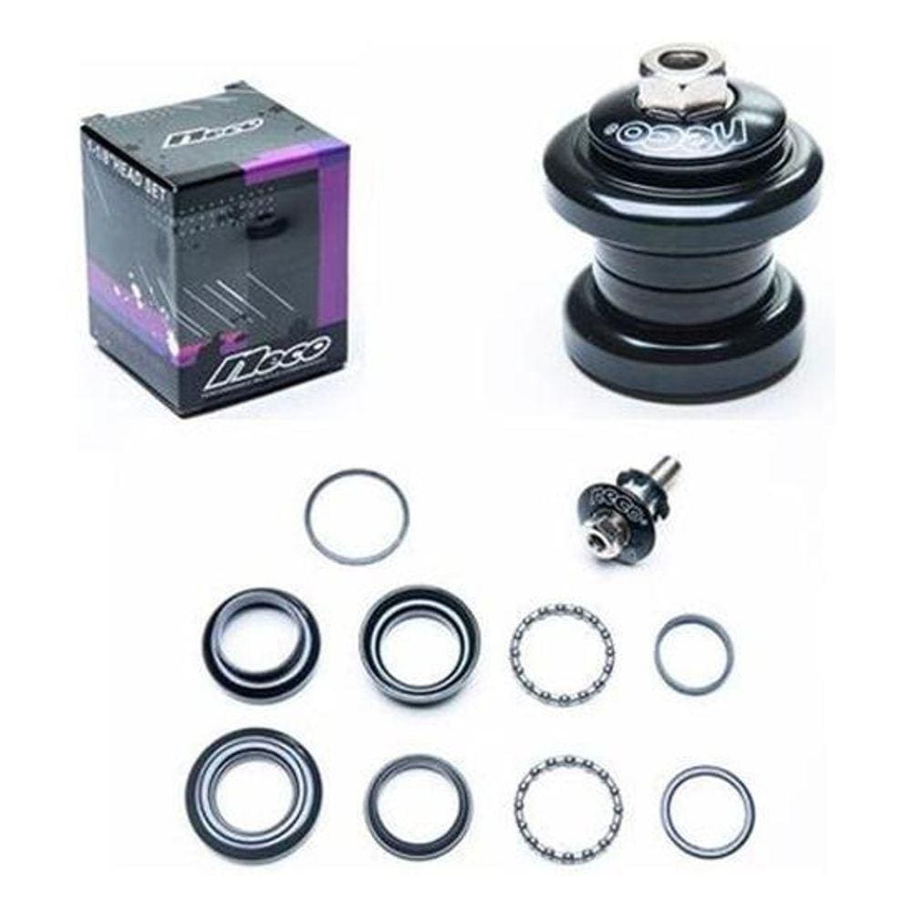 Caixa Direção 30/30 25,4Mm H-825 Preto Bmx Standard Neco