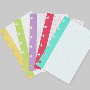 Fichas Quadriculadas 4x6 Caderno Inteligente 180 g/m