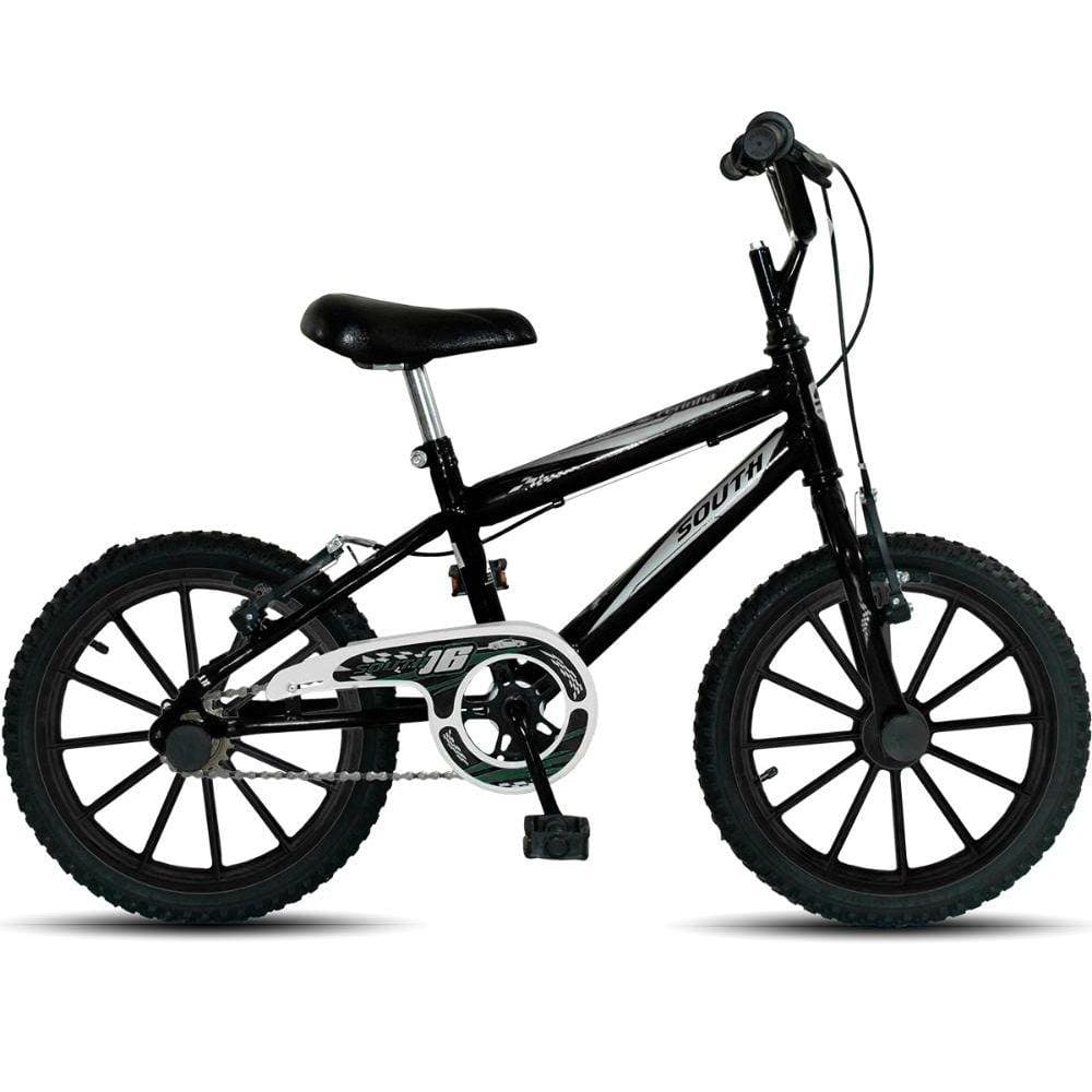 Bicicleta South Bike Ferinha Vb Aro 16 Rígida 1 Marcha - Preto