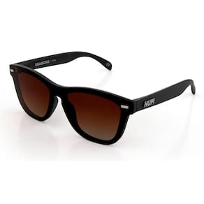 Óculos de Sol HUPI Seasons Preto - Lente Bronze Espelhado