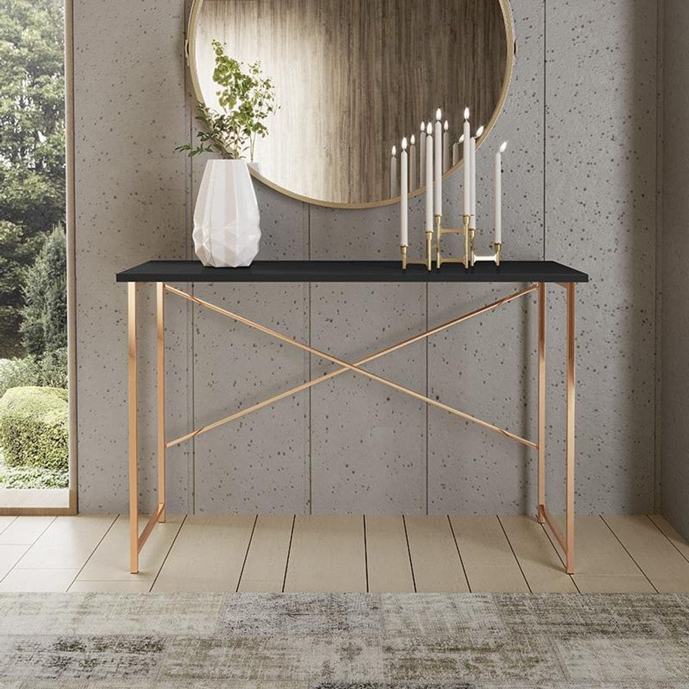 Aparador Steel 76 cm Estilo Industrial com Pés em Aço