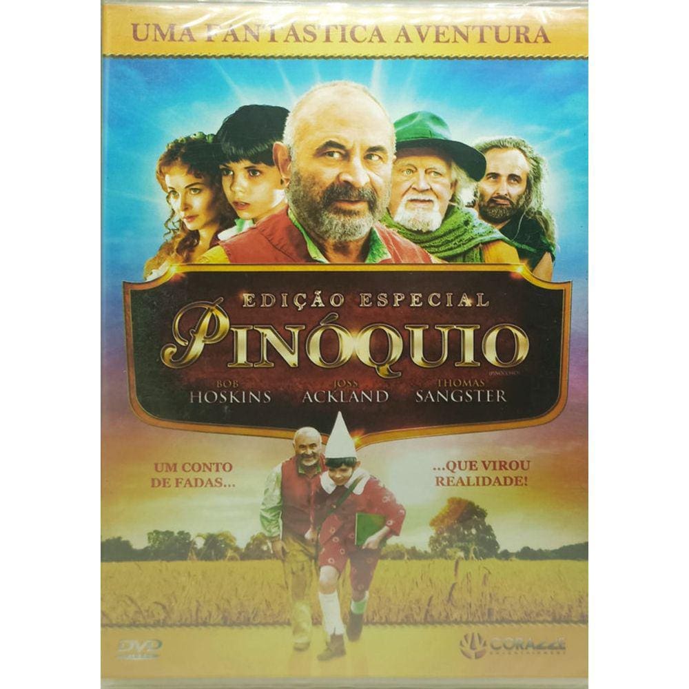 Dvd Pinóquio Uma Fantástica Aventura  - FILME ED ESPECIAL