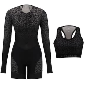 Macaquinho Feminino Manga Longa com Top Ultracore Jaguar
