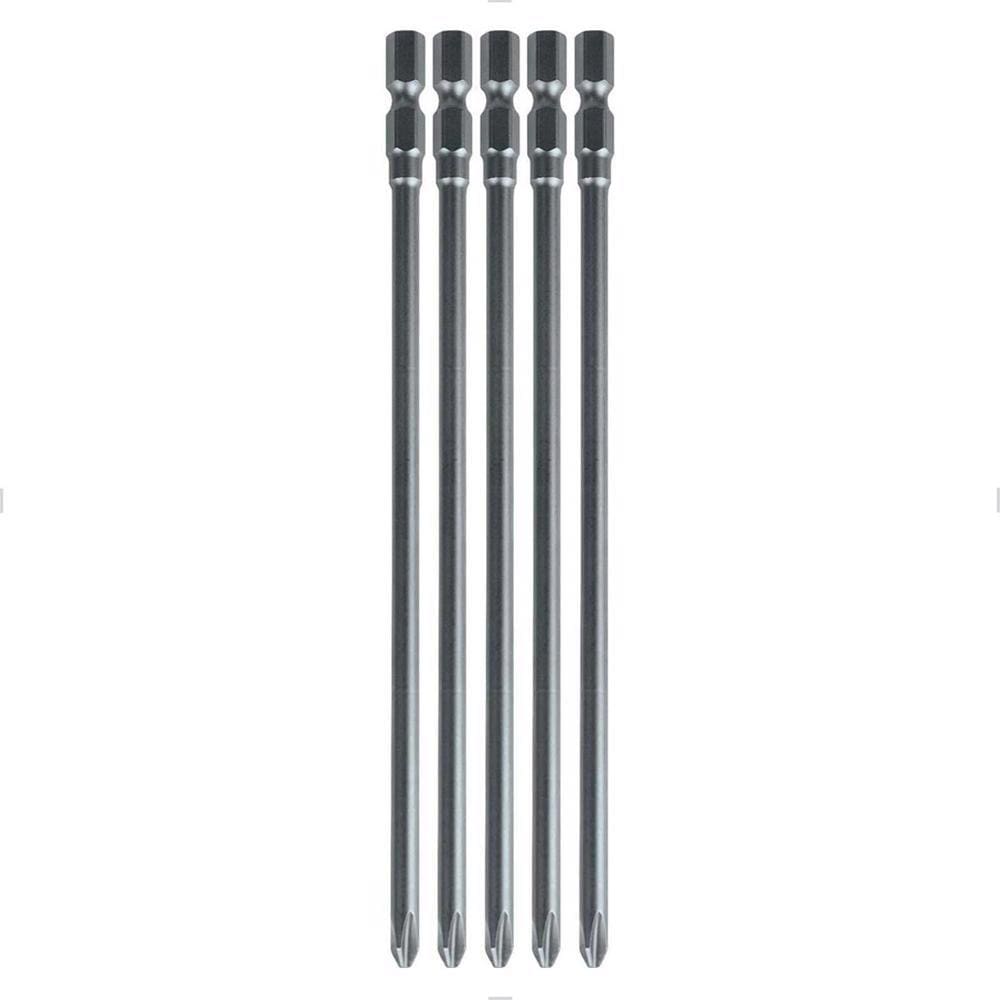 Jogo de Bits Phillips 162mm PH2 B-10481 5 Peças Makita