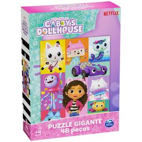 Puzzle Gigante 48 Peças Gabby`s Dollhouse Grow