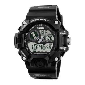 Relógio Masculino Skmei AnaDigi 1029 - Preto e Branco