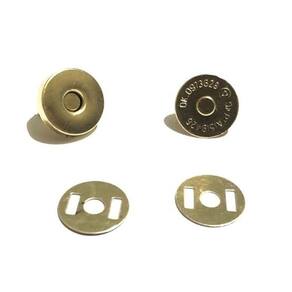 Botão Imã 14mm para Bolsas Dourado - Kit com 1000 Unidades