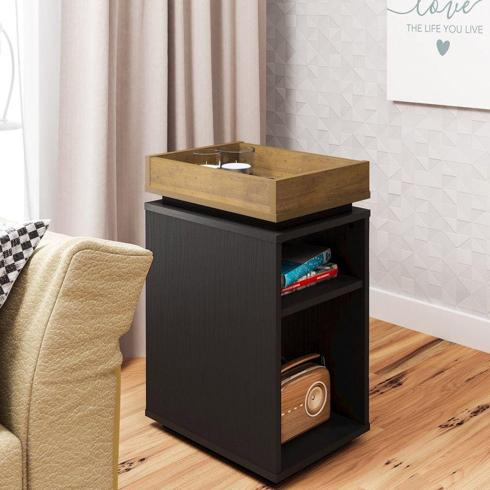 Mesa para Telefone Olivia Artely Preto