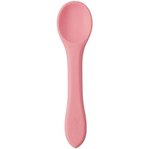 Colher Em Silicone Buba +6 Meses Bpa Free Azul E Rosa Supermacia
