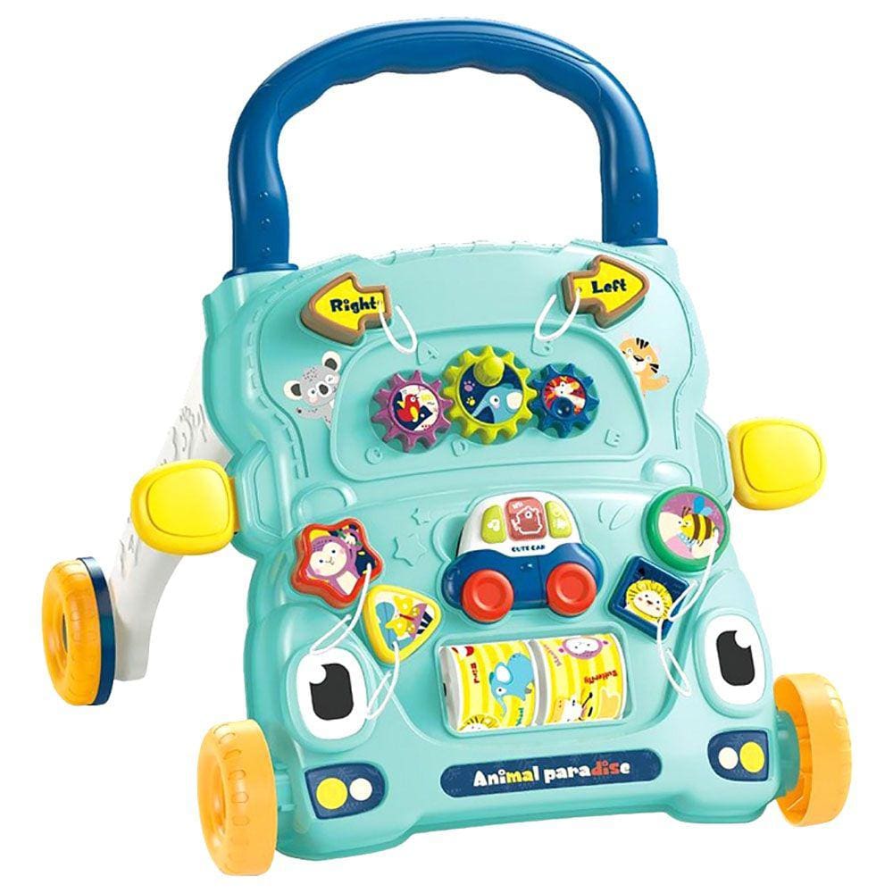 Andador Didatico Infantil Brinquedo Musica Som Veloce Azul - Baby Style