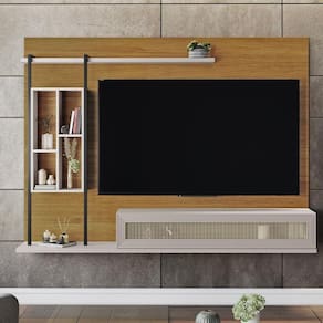 Painel TV Autentico Sala 60 Polegadas com 1 Porta Basculante