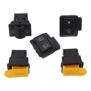 Kit Botão Interruptor Com 5 Peças Biz 100 Es Até 2005