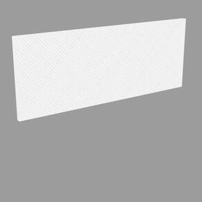 Quadro Decorativo- Tela Borda Infinita Arte Cerâmica Branca