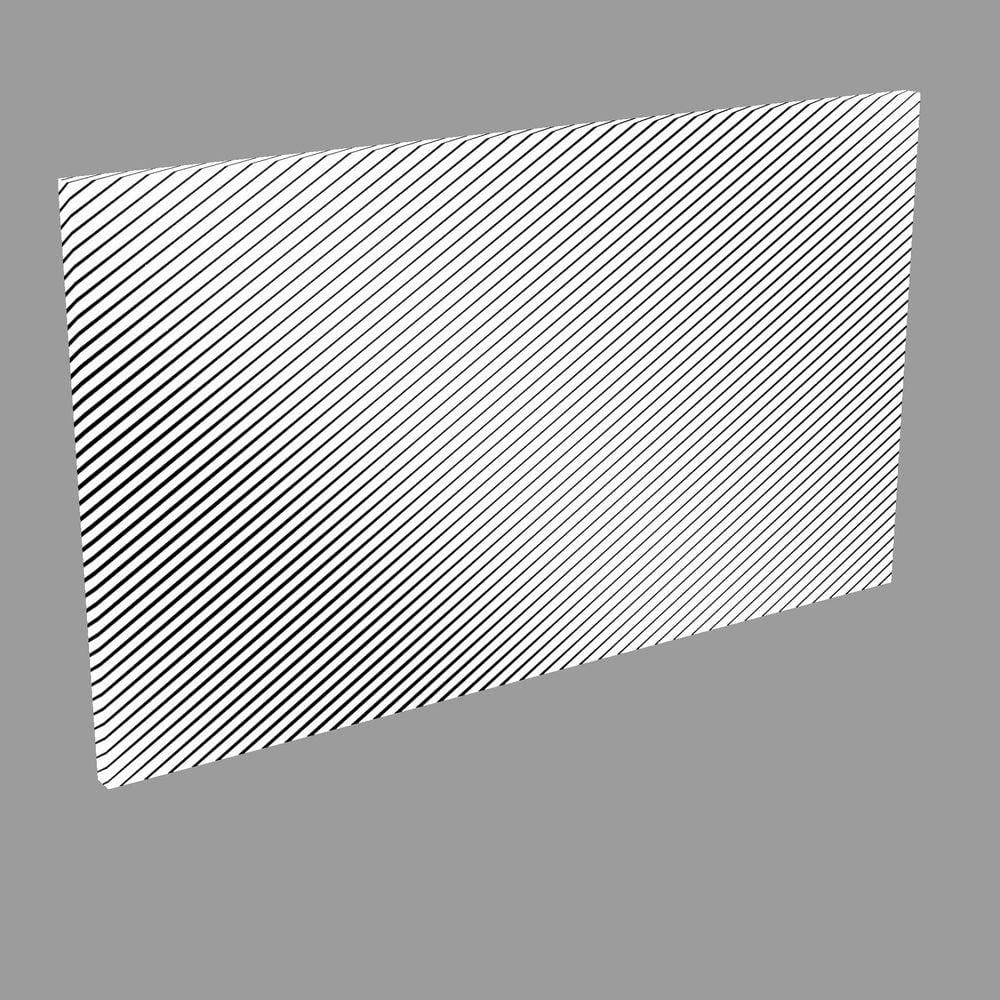 Quadro Decorativo em Tela com Borda Infinita Linhas Oblíquas