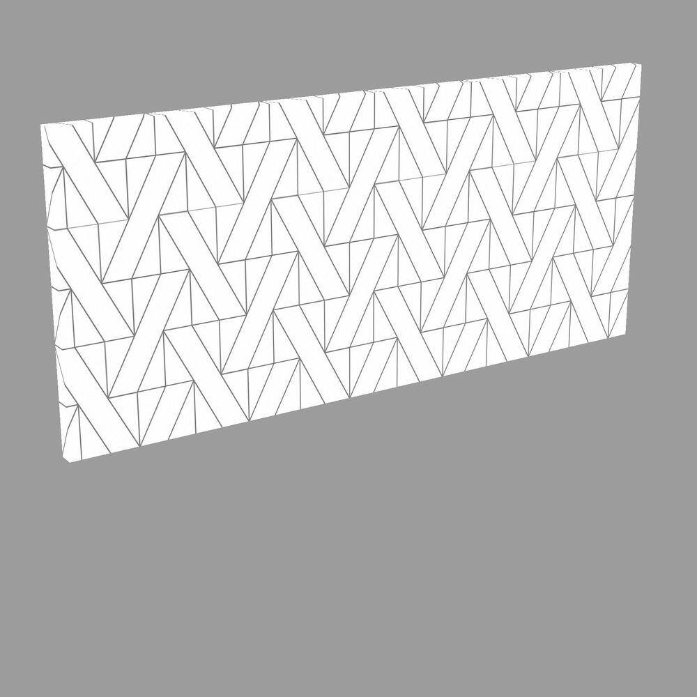 Quadro Decorativo- Tela Borda Infinita Abstrato Geométrico