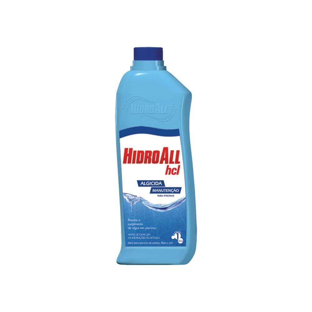 Algicida Manutenção HCL Hidroall 1L