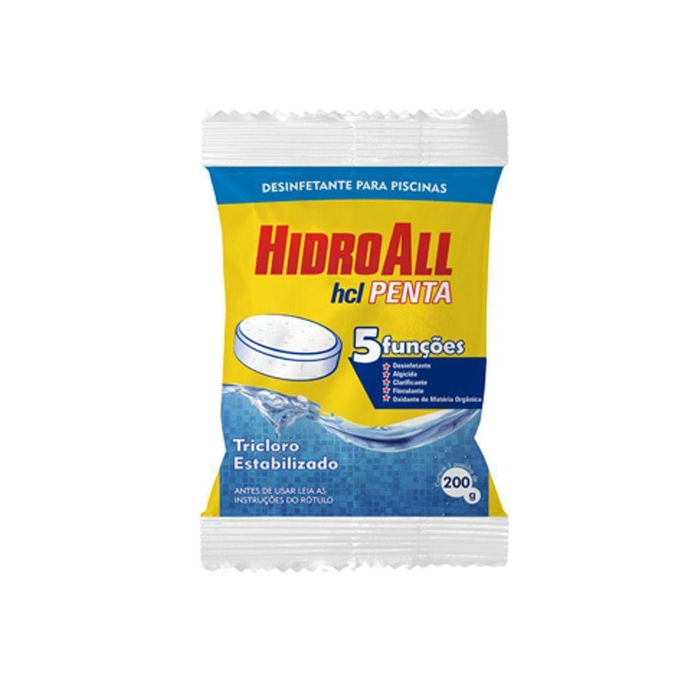 Cloro Piscina Hidroall Tablete Penta 200G