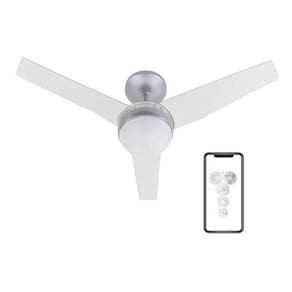 Ventilador Teto Aliseu Controle Bluetooth - Cristal - 110 Cm
