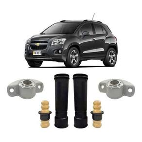 Par Kit Batente Coifa Coxim Traseiro Tracker 2016 2017 2018