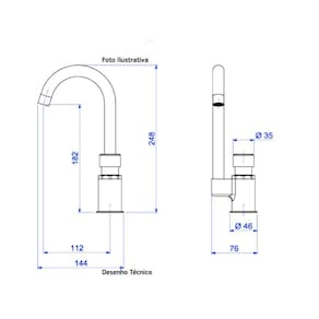 Torneira De Mesa Para Lavatório Deca Decamatic Eco 1175.C