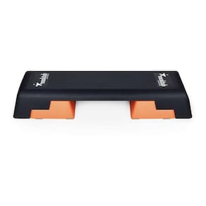 Step Aeróbico Profissional Regulável Laranja - Maktub Fitness
