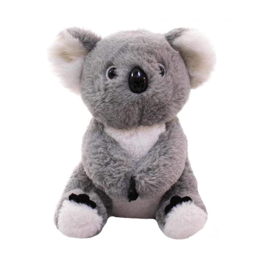 Coala Pelúcia Sentado 20 Cm Cinza Fofy Toys Lindo E Fofo