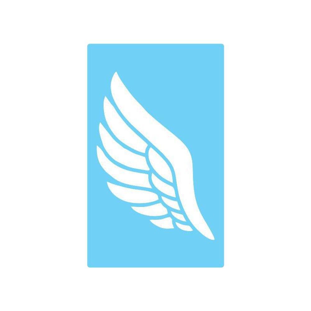 Stencil De Parede Tamako Asas- 55 X 90Cm - Ref 569