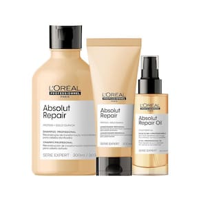 Kit L`Oréal Pro Absolut Repair Gold Quinoa-Sh E Cond E Óleo