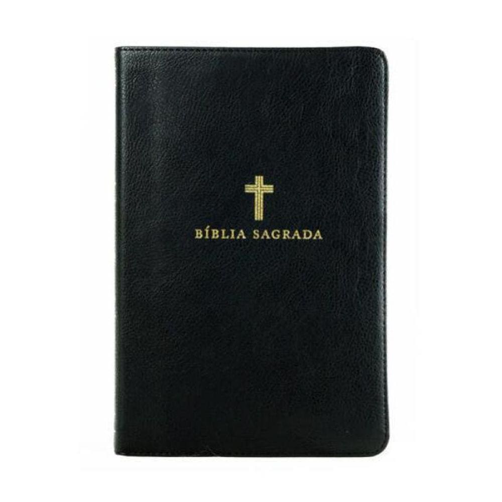 Bíblia Nvi, Couro Soft, Preto, Letra Grande, Leitura Perfeita